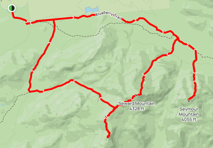 Seward Range Map